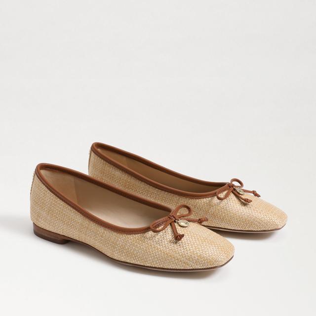 Sam Edelman Meadow Ballet Flat Bleached Beechwood Weave Product Image