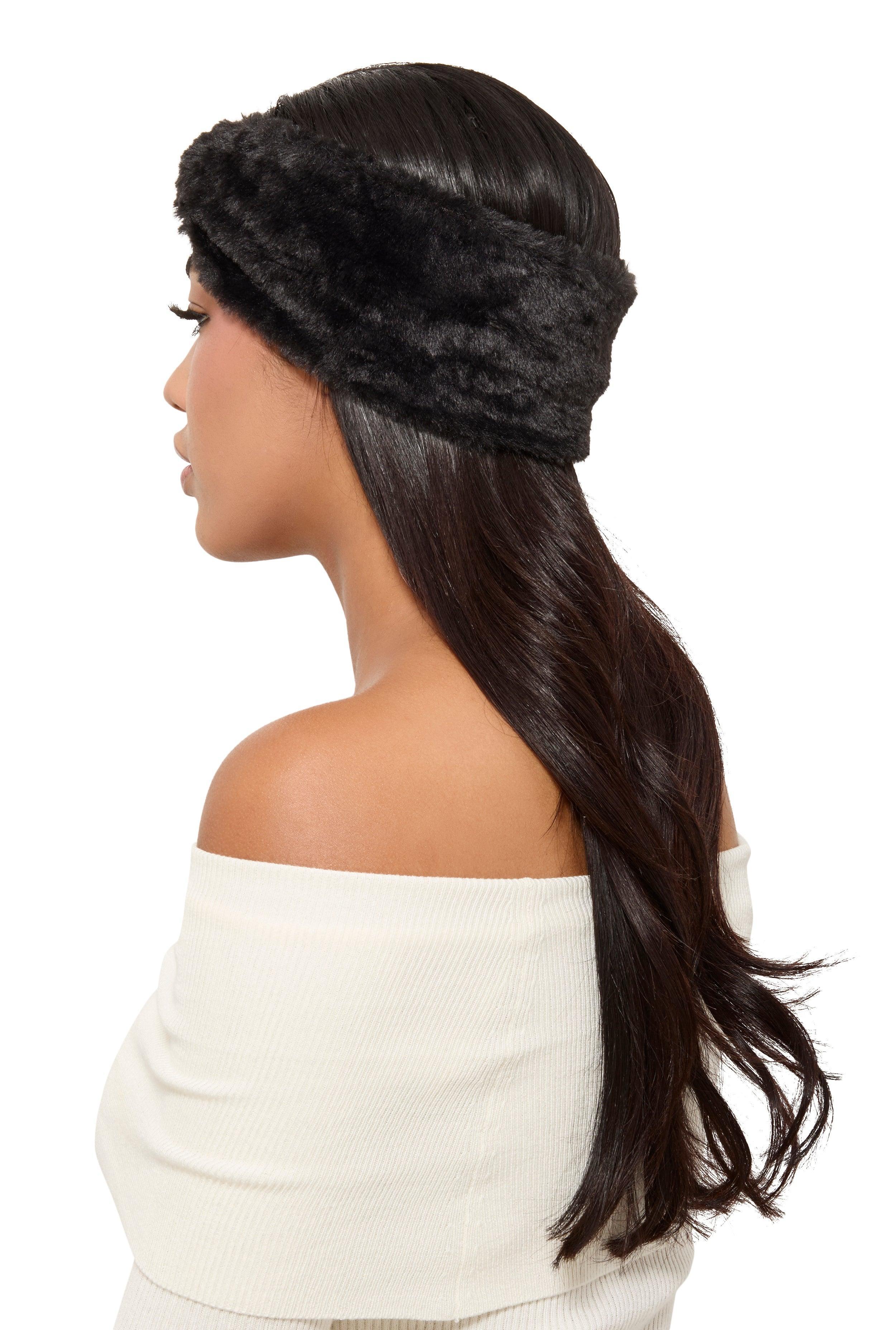 Faux Fur Knot Headband Female Product Image