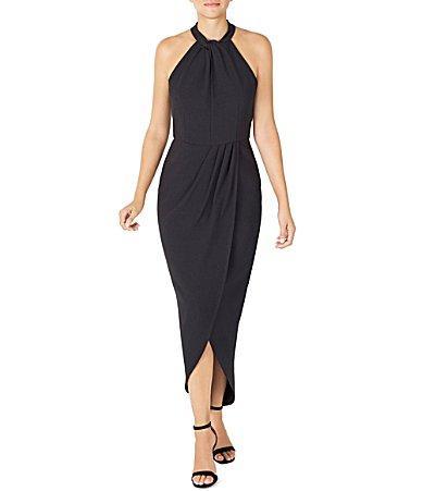 Julia Jordan Knot Neck Halter Dress Product Image