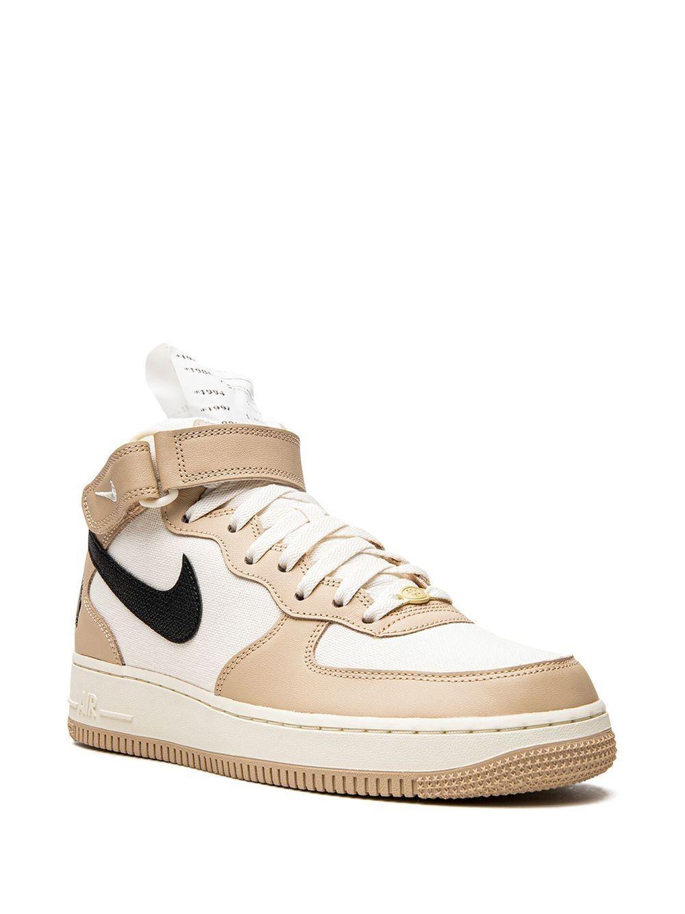 NIKE Air Force 1 Mid '07 Lx Summer/black-pale Ivory Dx2938-200 Men's In Beige Product Image