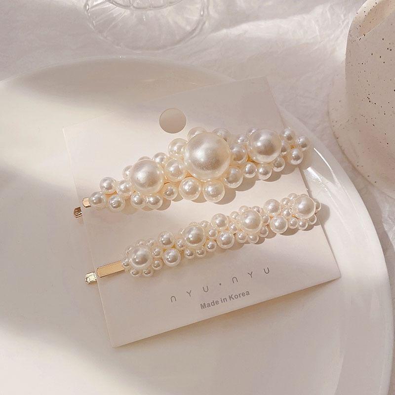 Faux Pearl / Faux Crystal / Alloy Hair Clip / Set (Various Designs) Product Image