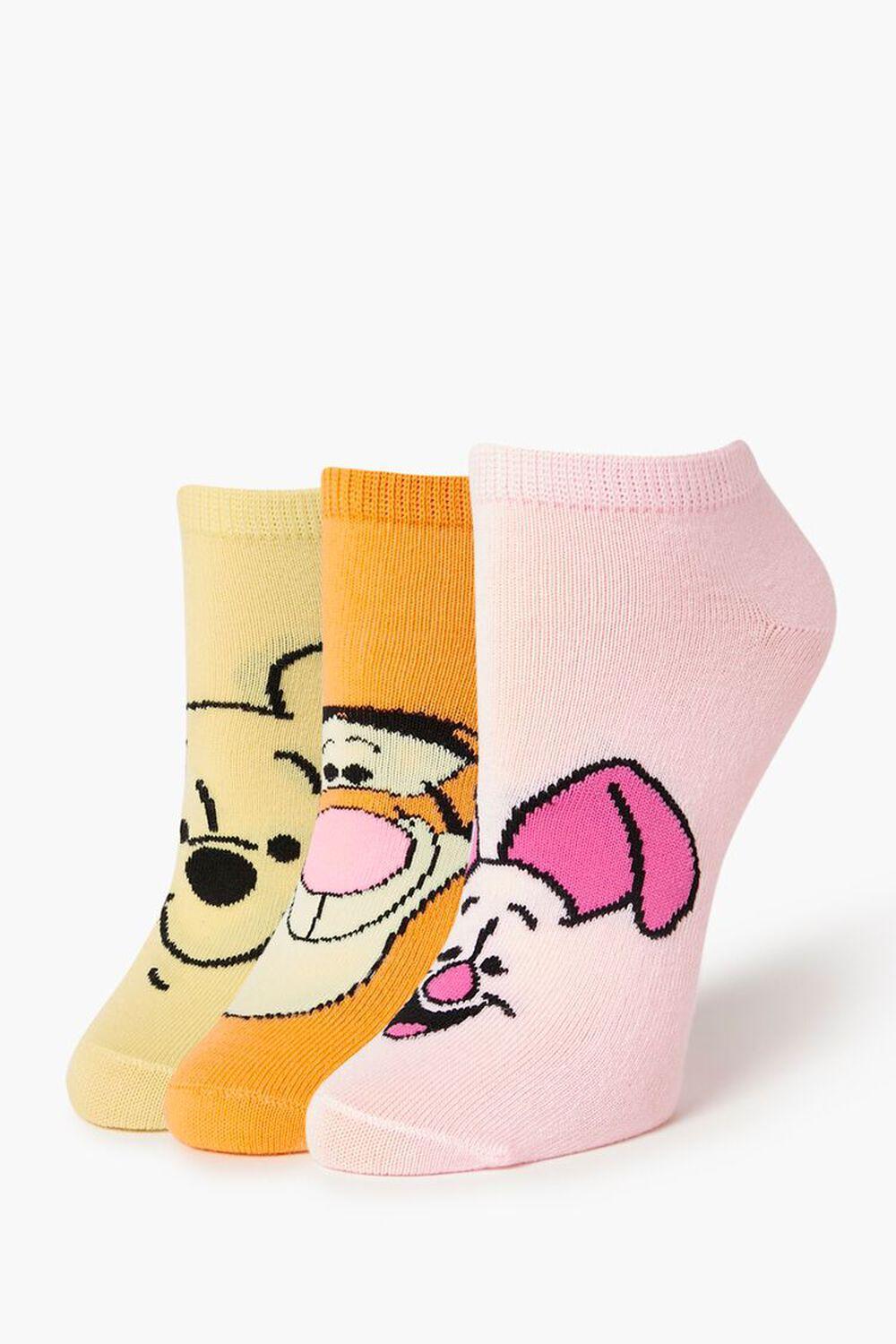 Winnie the Pooh Ankle Socks Set - 3 pack | Forever 21 Product Image