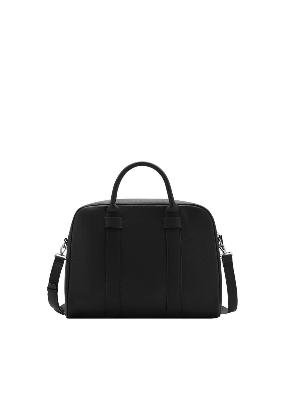 MANGO MAN - Leather-effect briefcase - One size - Men Product Image