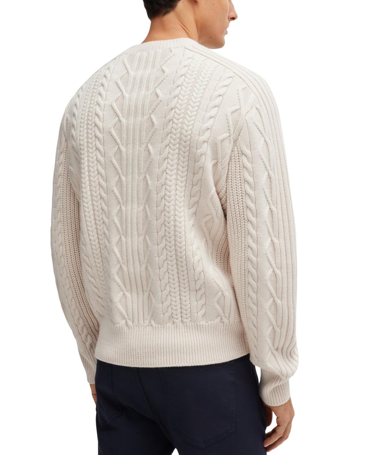 Boss X Porsche Mens Virgin-Wool Sweater Product Image