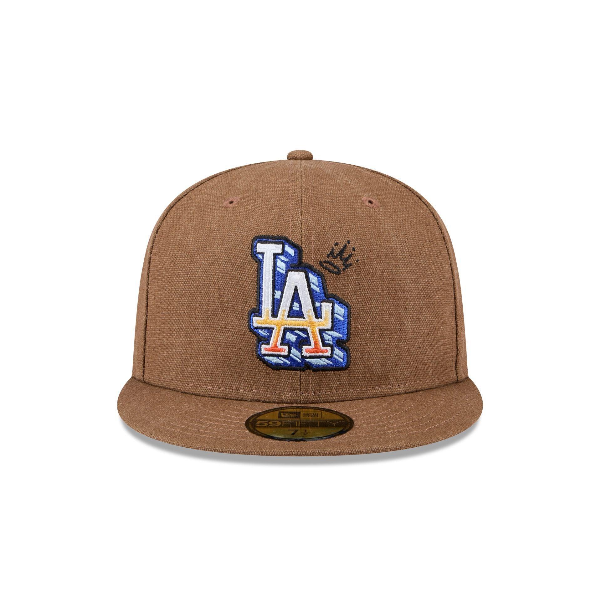 Los Angeles Dodgers Logo Scribble 59FIFTY Fitted Hat Male Product Image