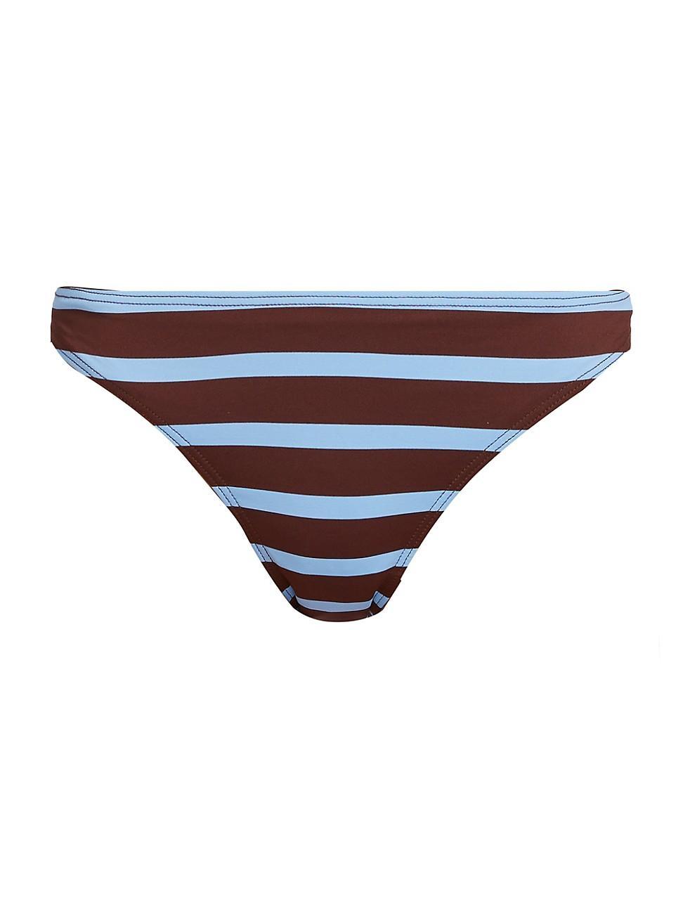 Amber Striped Bikini Bottoms Product Image