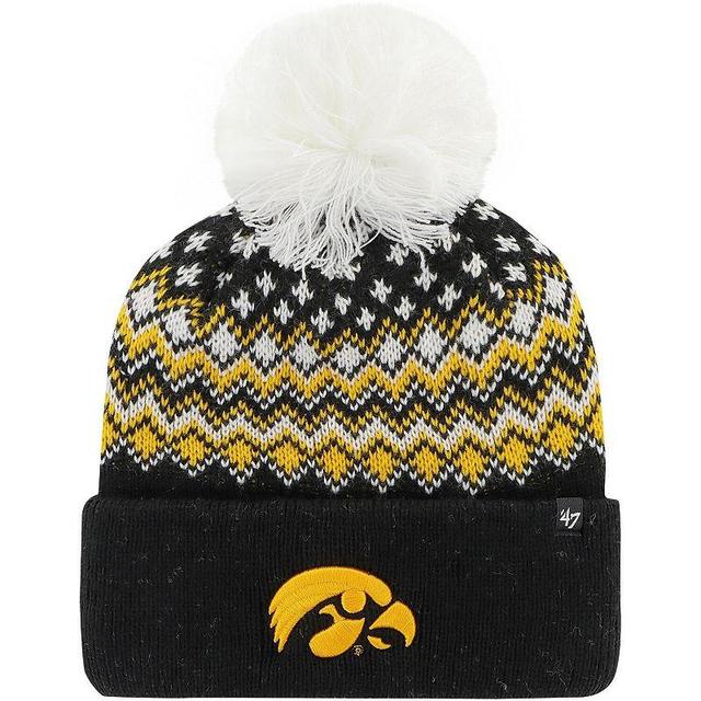 Womens 47 Iowa Hawkeyes Elsa Cuffed Knit Hat with Pom Product Image