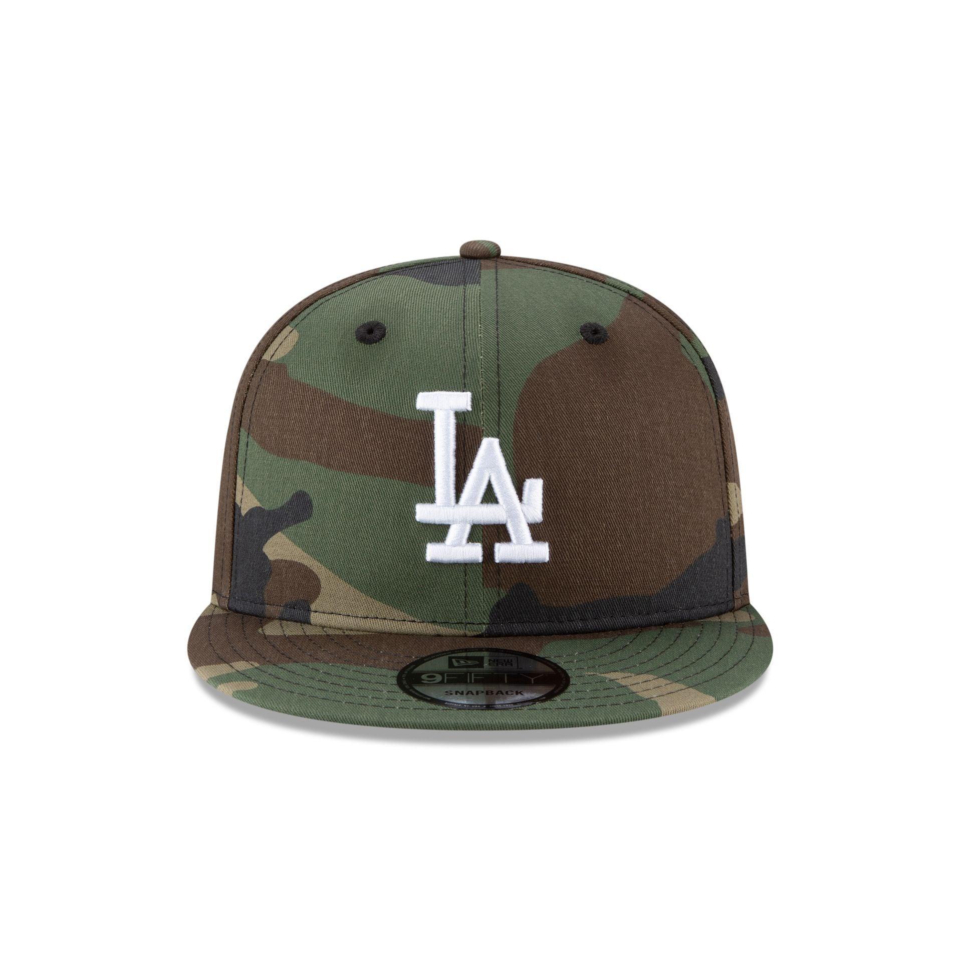 Los Angeles Dodgers World Series Champions Camo 9FIFTY Snapback Hat Male Product Image