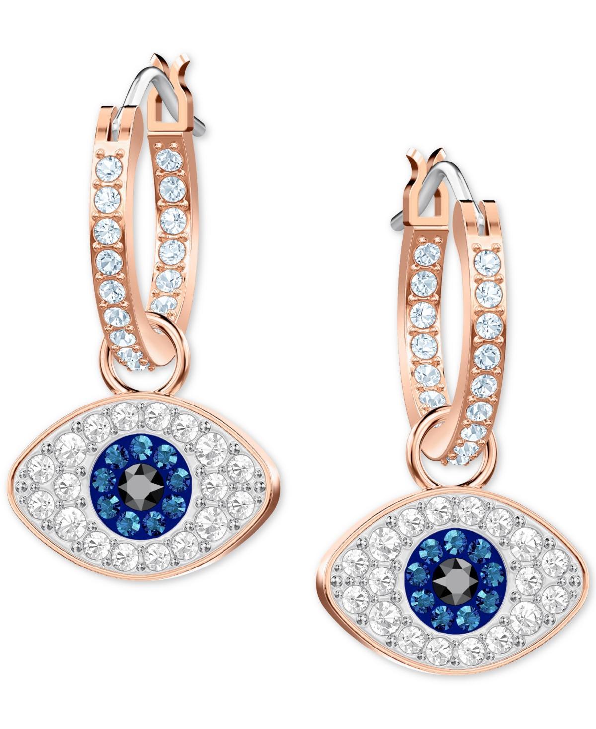 Swarovski Symbolic Evil Eye Hoop Earrings Product Image