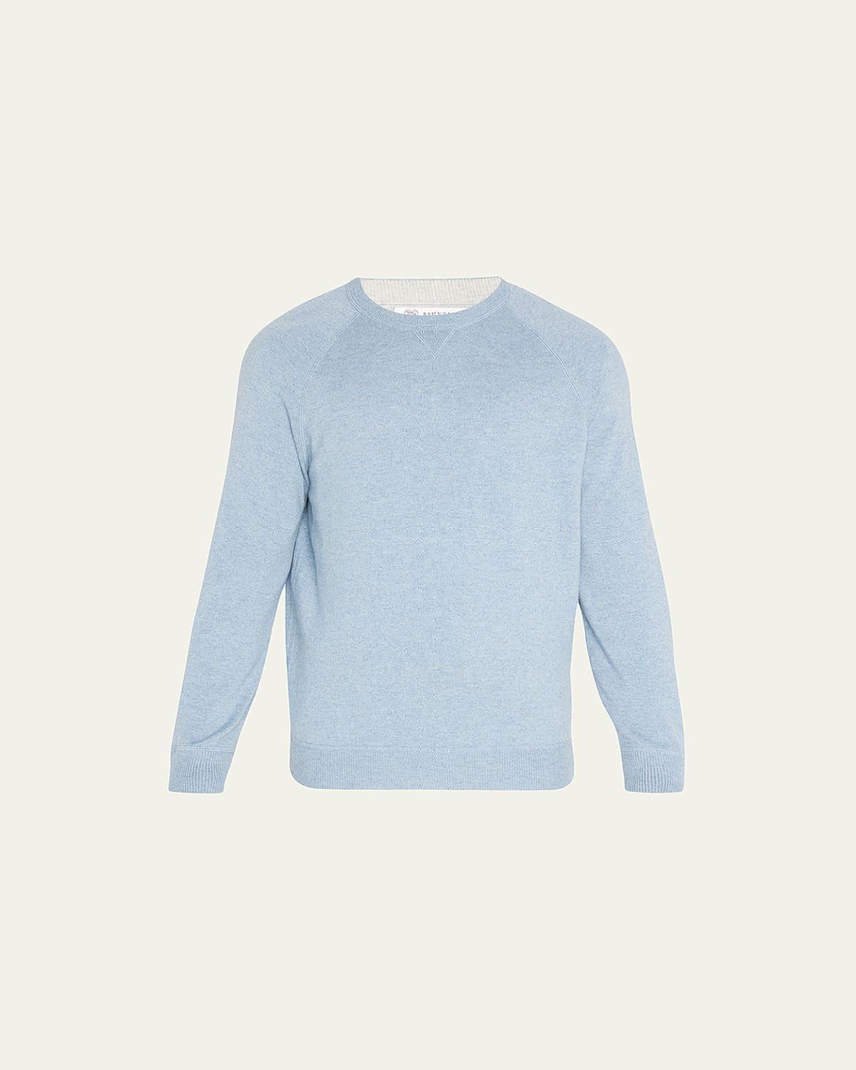 Mens Cashmere Crewneck Sweater Product Image