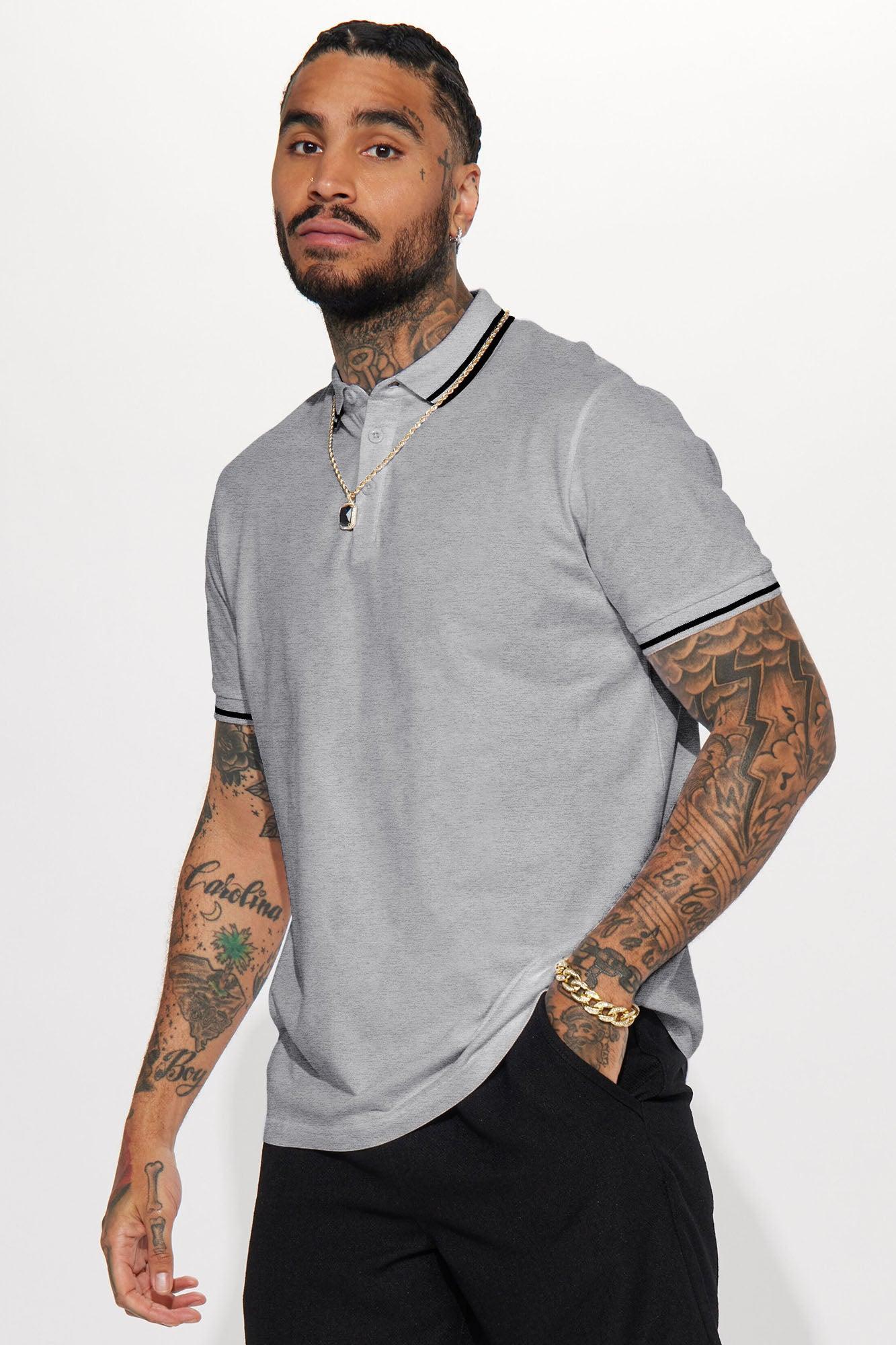 Wilson Short Sleeve Polo - Grey product image