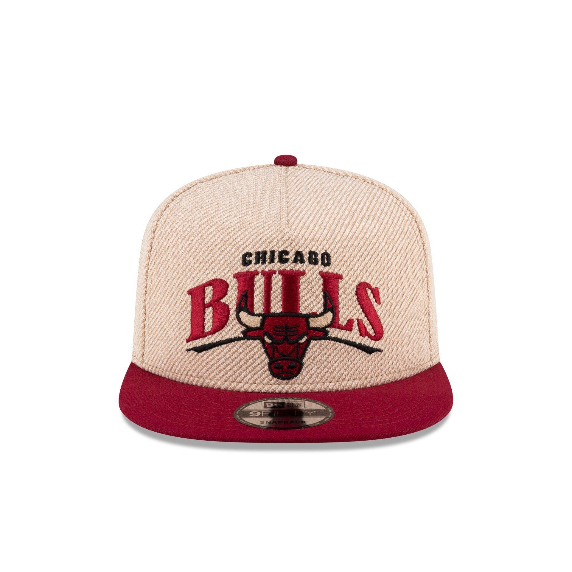 Chicago Bulls Terry Heather 9FIFTY A-Frame Snapback Hat Male Product Image