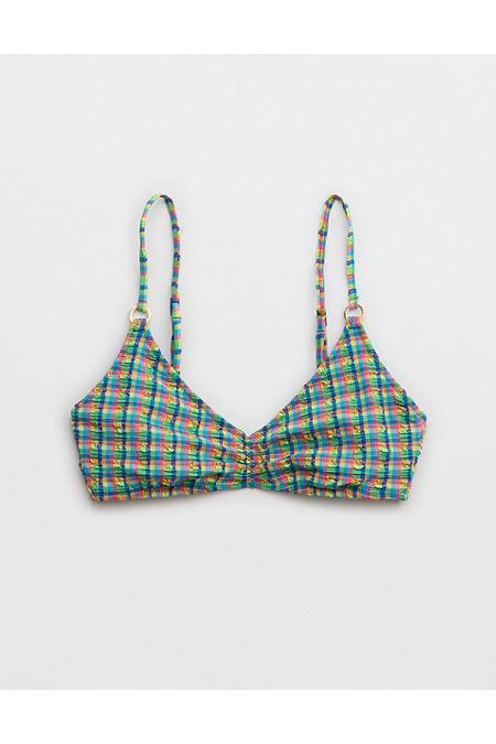 Aerie Beach Babe Gingham Voop Bikini Top Women's Product Image