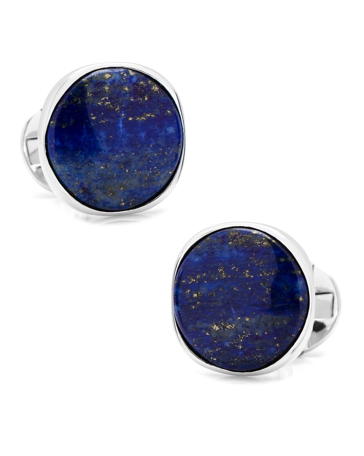 Lapis Sterling Silver Cuff Links Product Image