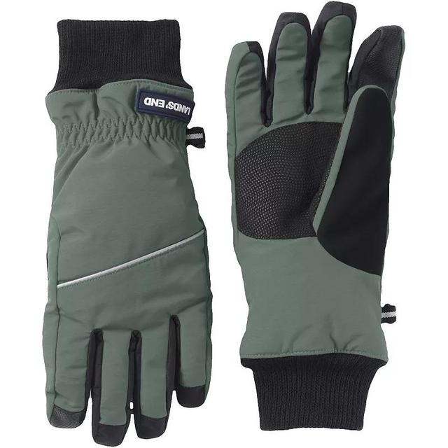 Womens Lands End Squall Touchscreen-Compatible Gloves Green Product Image