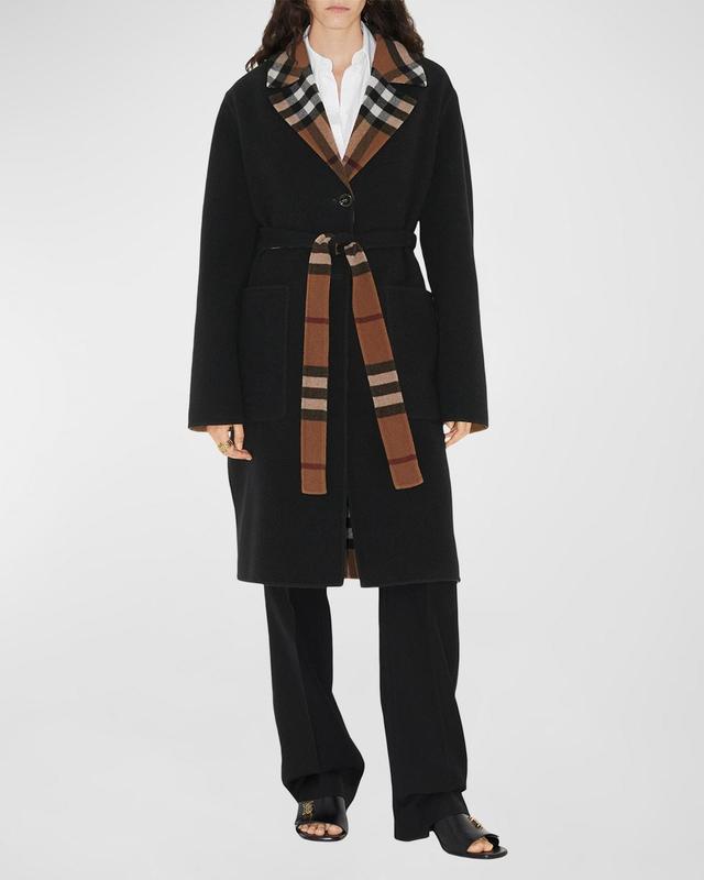 Womens Dorea Belted Reversible Coat Product Image