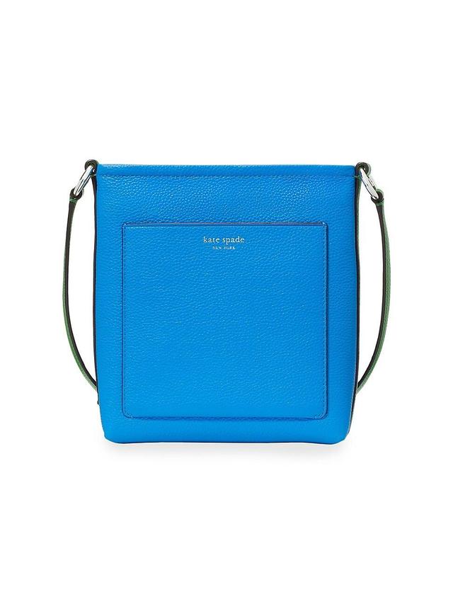 Womens Ava Pebbled Leather Crossbody Bag Product Image