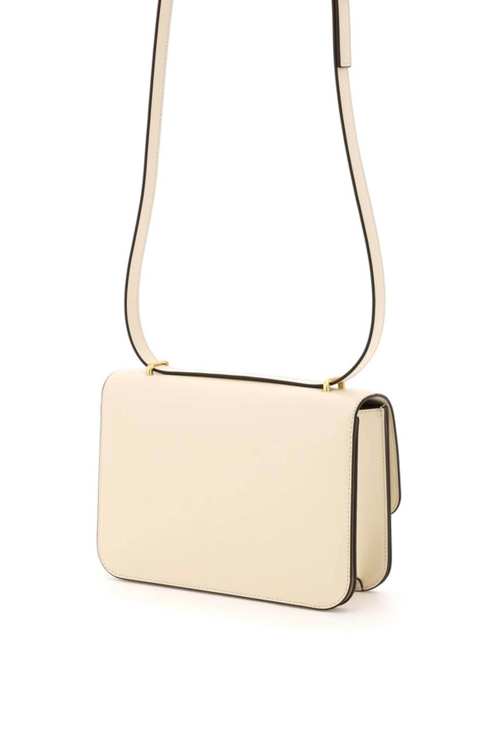 Eleanor Convertible Small Shoulder Bag In Beige Product Image