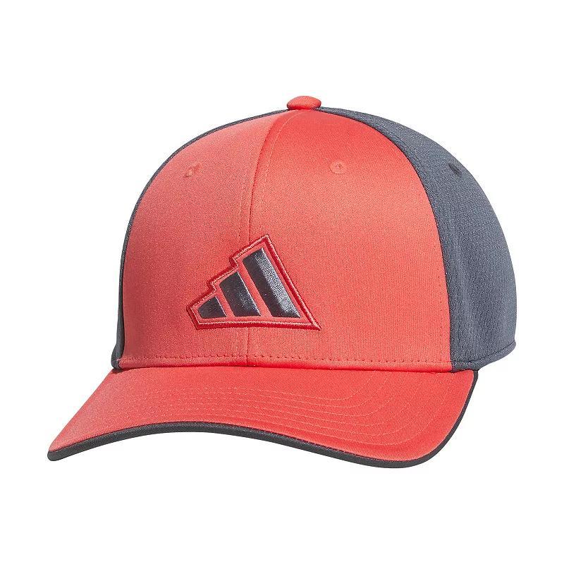 Mens adidas 3-Stripe Logo Stretch Fit Golf Hat Product Image