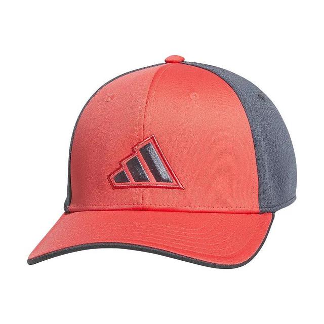 Mens adidas 3-Stripe Logo Stretch Fit Golf Hat Product Image