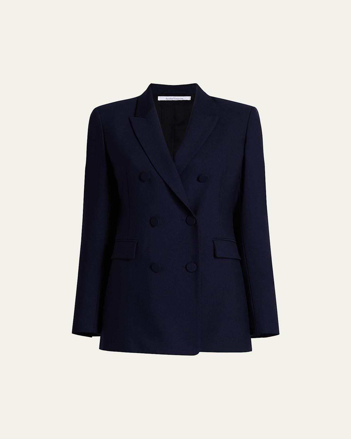 Wool Double-Breasted Blazer Jacket product image