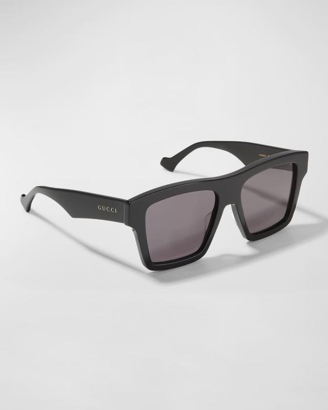 Men's Square Acetate Sunglasses Product Image