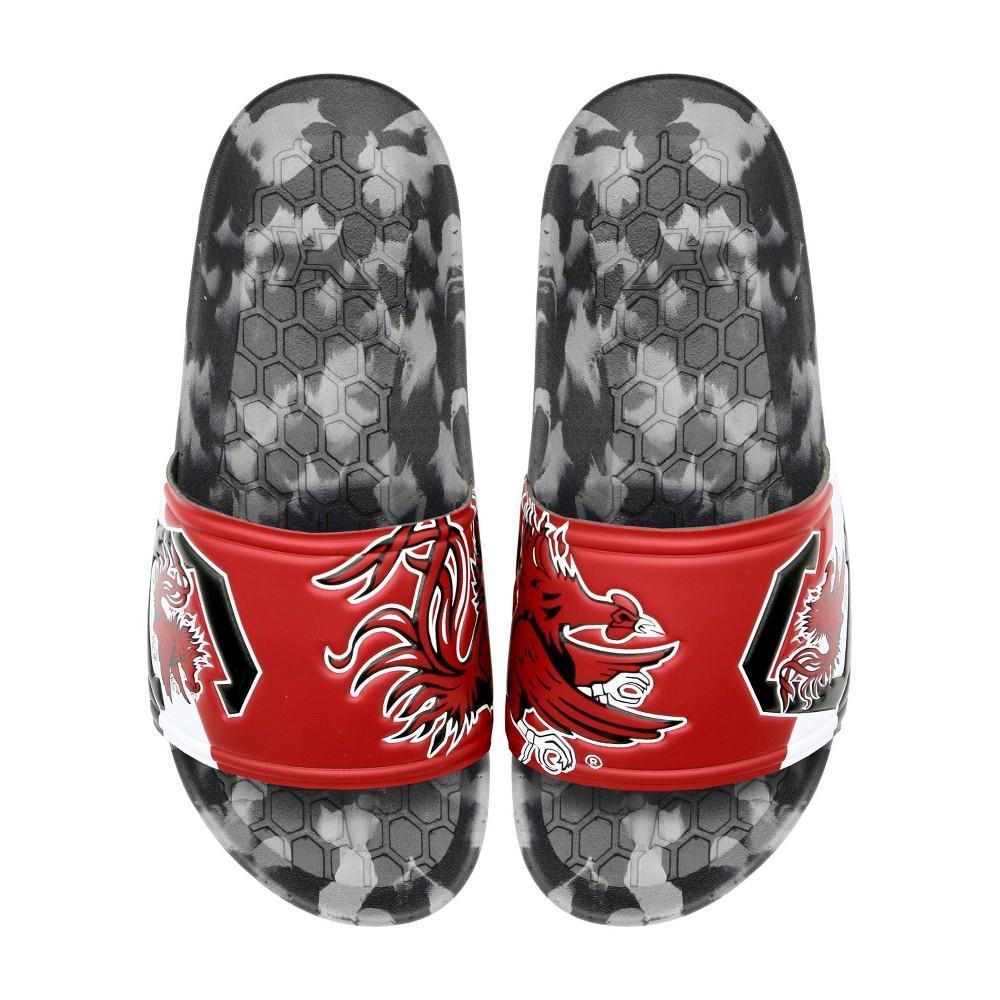 NCAA South Carolina Gamecocks Slydr Pro Black Sandals - Red M13/W15 Product Image