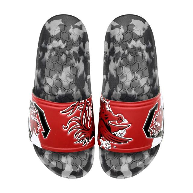 NCAA South Carolina Gamecocks Slydr Pro Black Sandals - Red M13/W15 Product Image