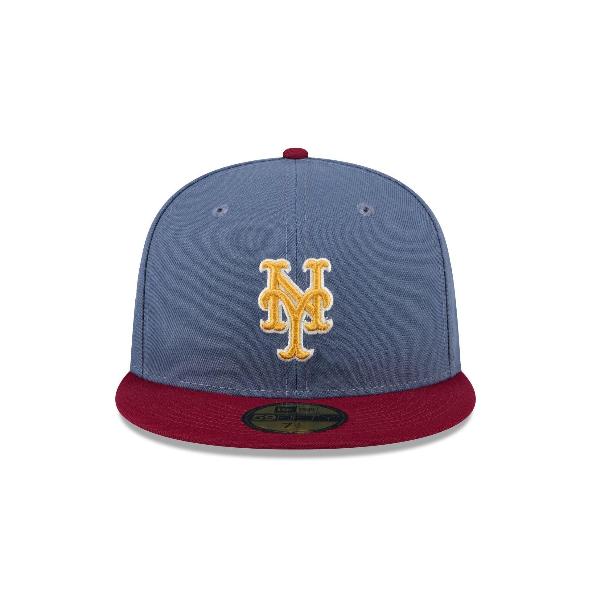 New York Mets Deep Blue 59FIFTY Fitted Hat Male Product Image