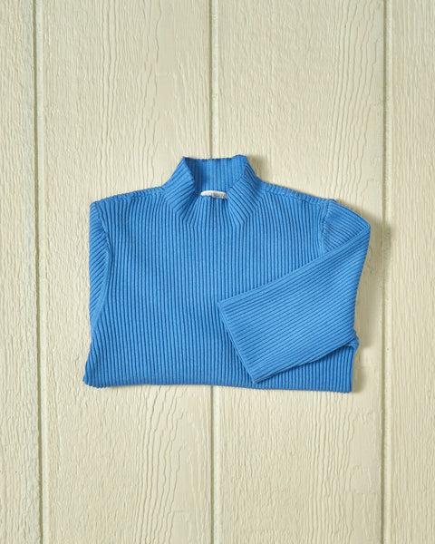 Haven Short Sleeve Knit Top in Periwinkle Product Image