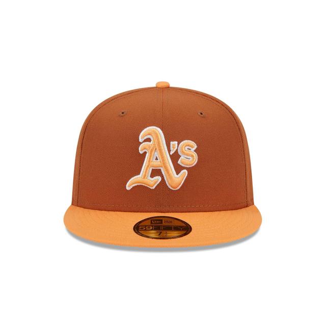 Oakland Athletics Color Pack Earthy Brown 59FIFTY Fitted Hat Male Product Image