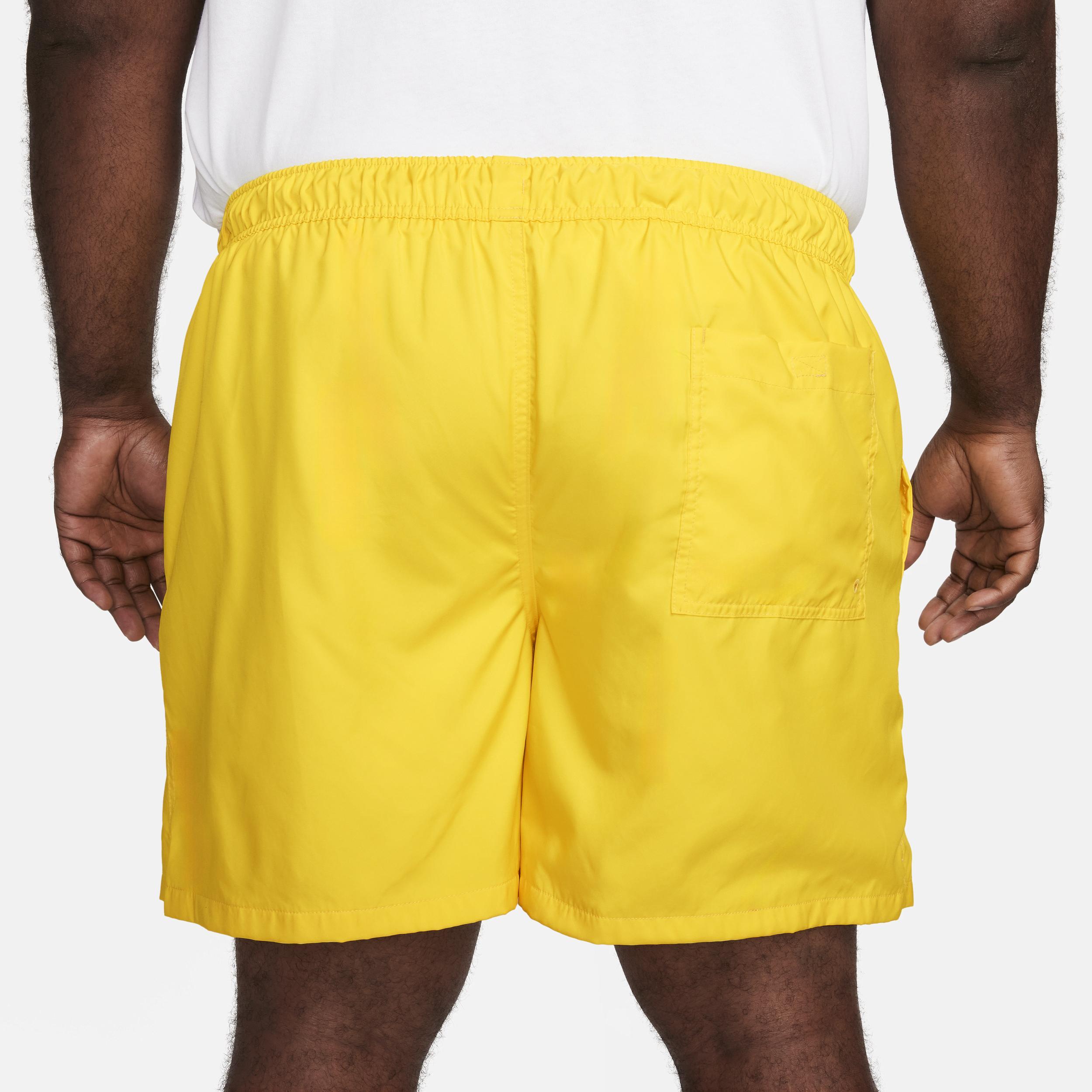 Nike Mens Nike Club Flow Shorts - Mens Lightning/White Product Image