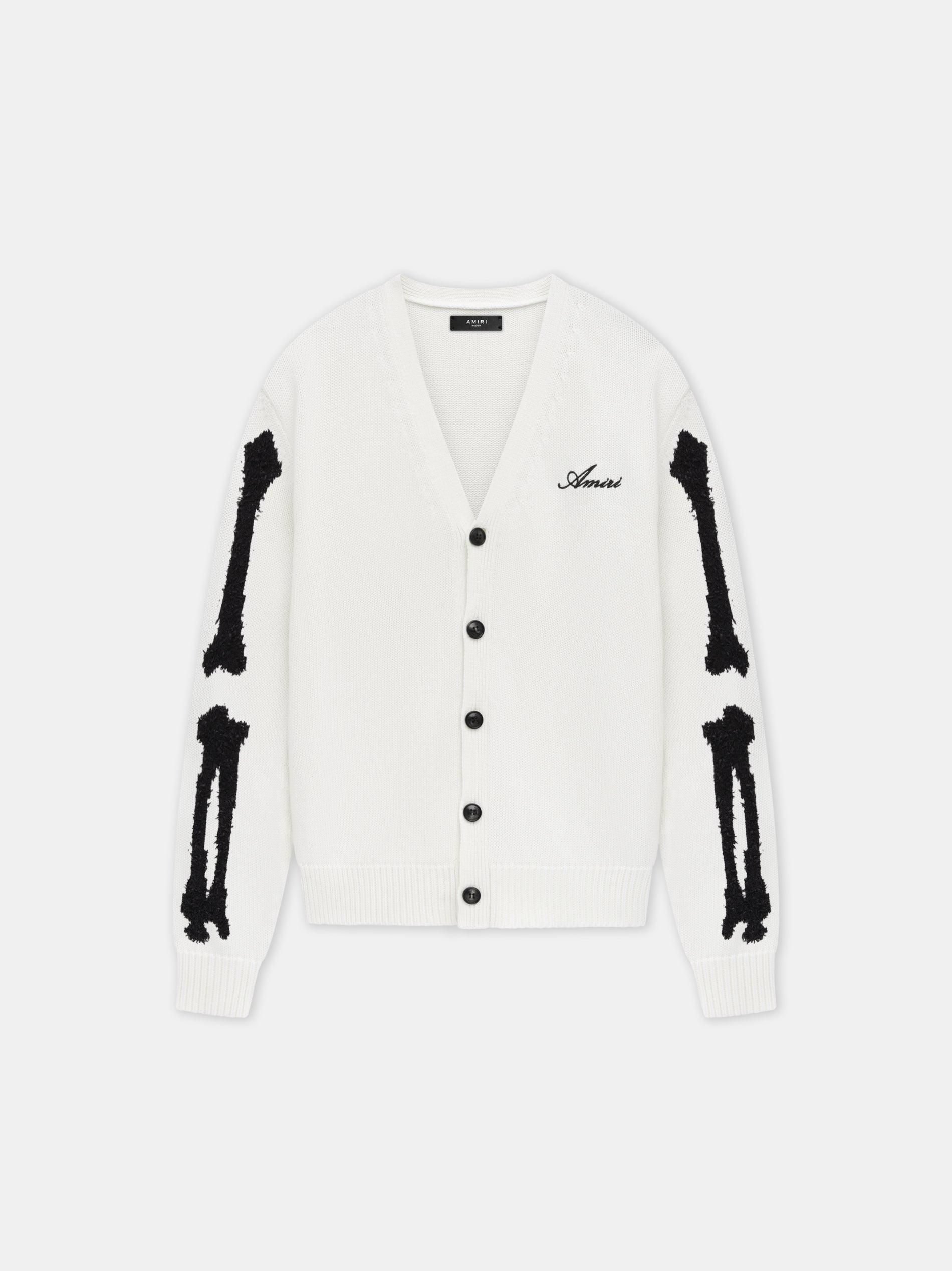 BONES CARDIGAN - White Male Product Image