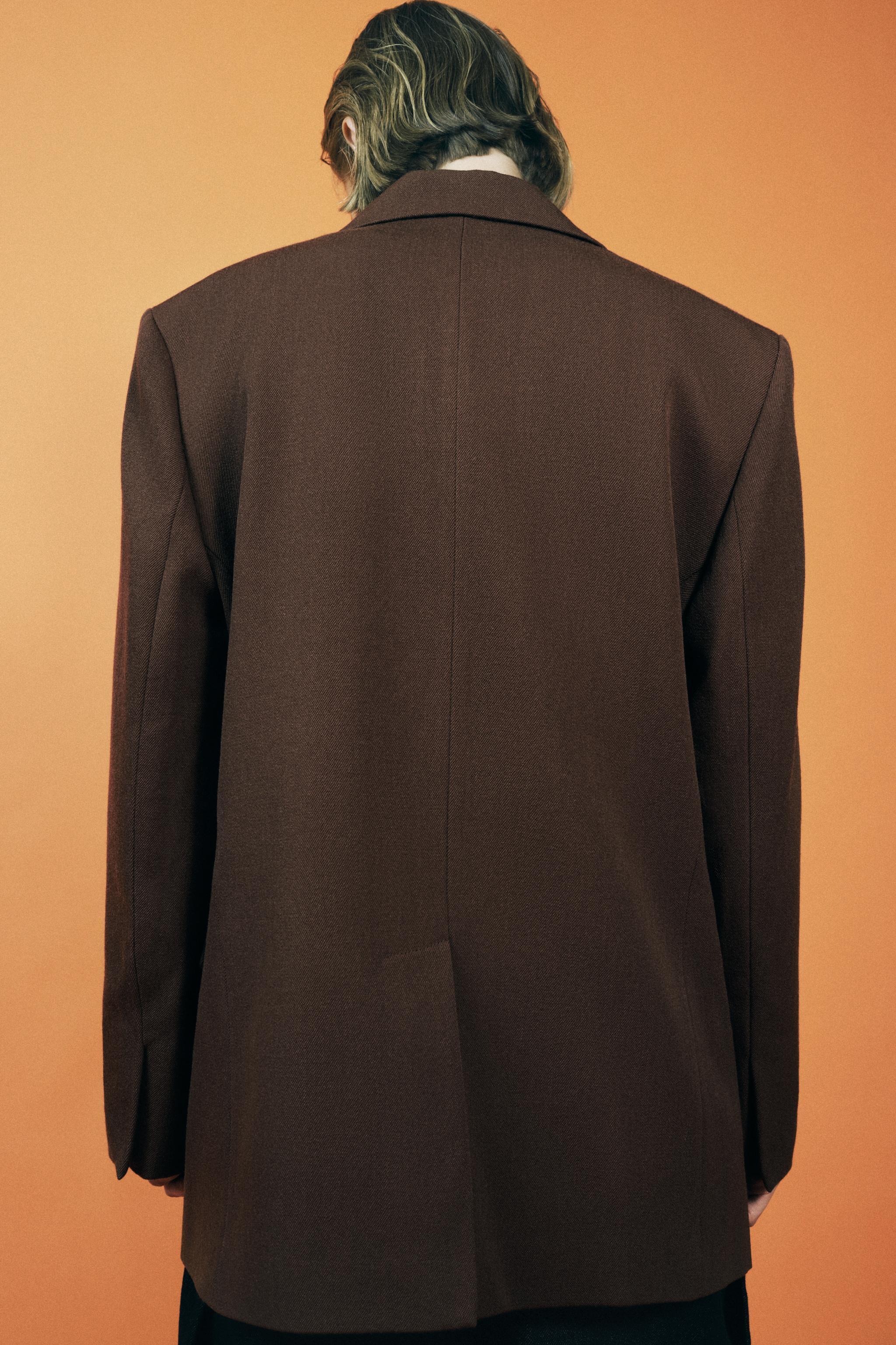 ZW COLLECTION 100% WOOL OVERSIZED BLAZER Product Image