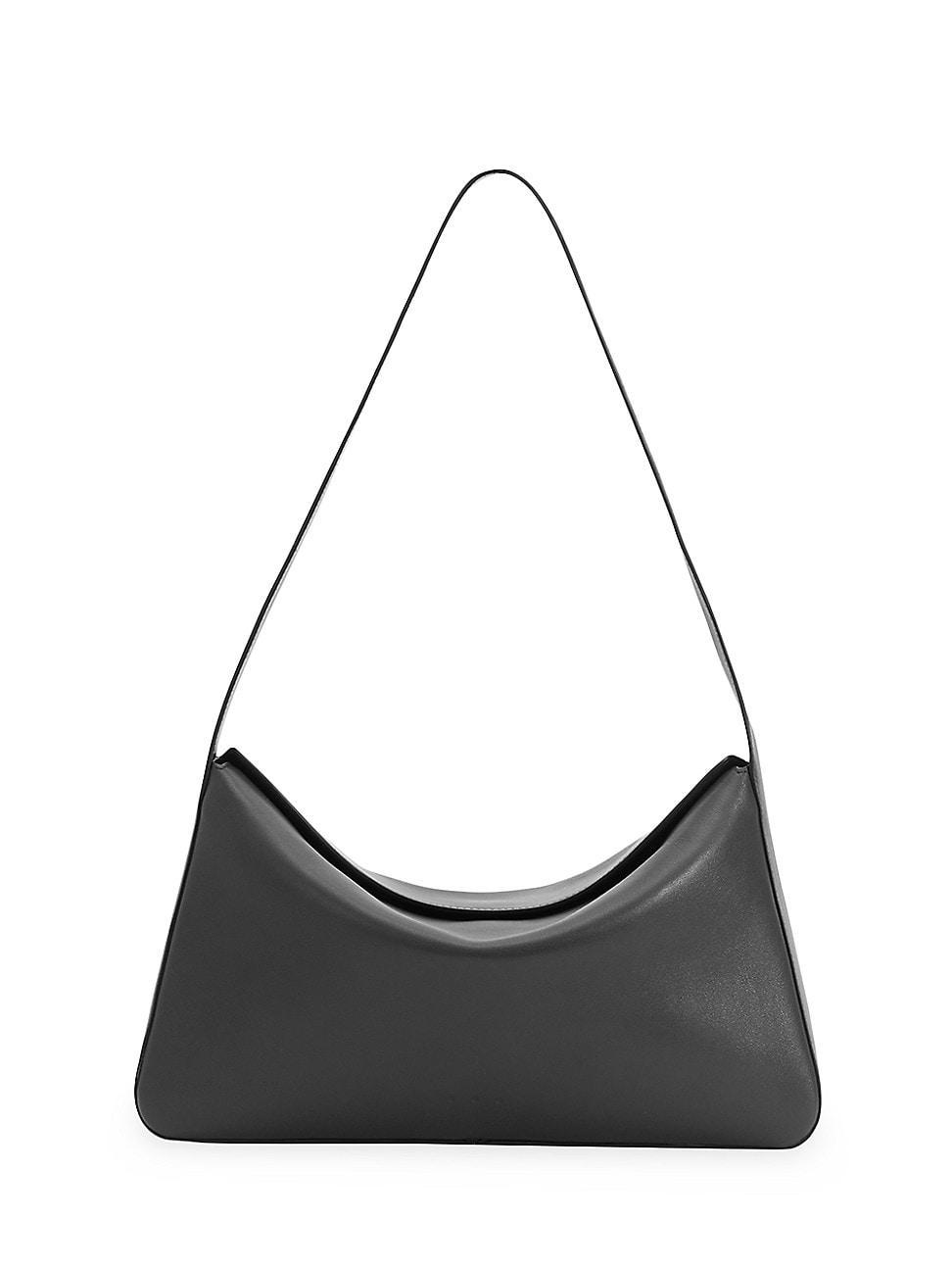 Womens Baguette Leather Shoulder Bag Product Image