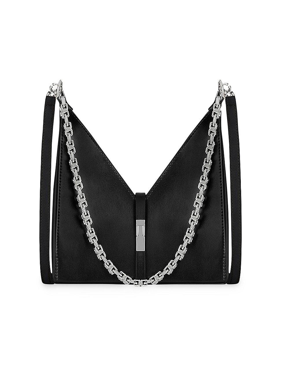 Givenchy Mini Cutout Chain Strap Leather Crossbody Bag Product Image