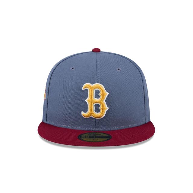 Boston Red Sox Deep Blue 59FIFTY Fitted Hat Male Product Image