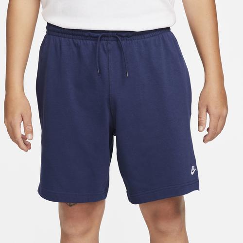 Mens Nike Club Knit Shorts Black Navy Product Image