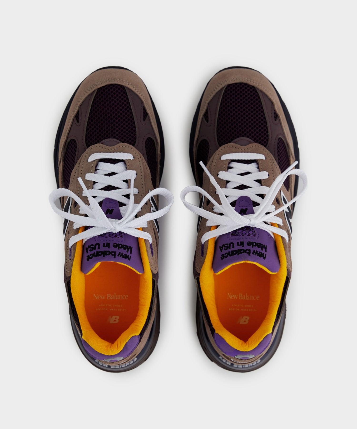 New Balance 993 Made in USA Mushroom Midnight Violet Product Image