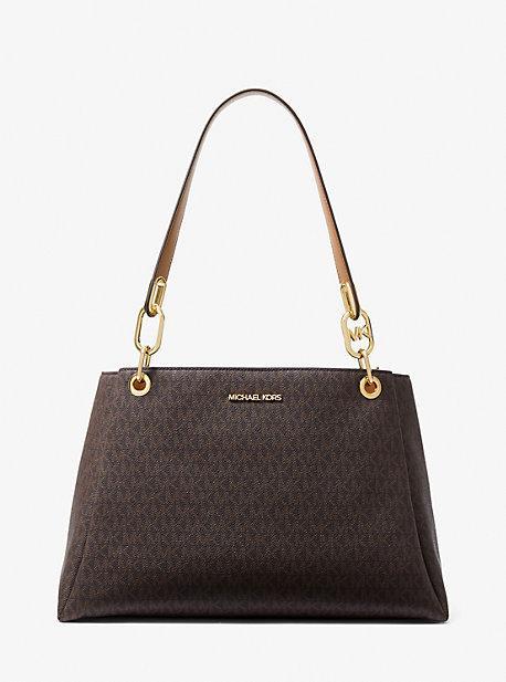 Trisha Large Logo Shoulder Bag Product Image