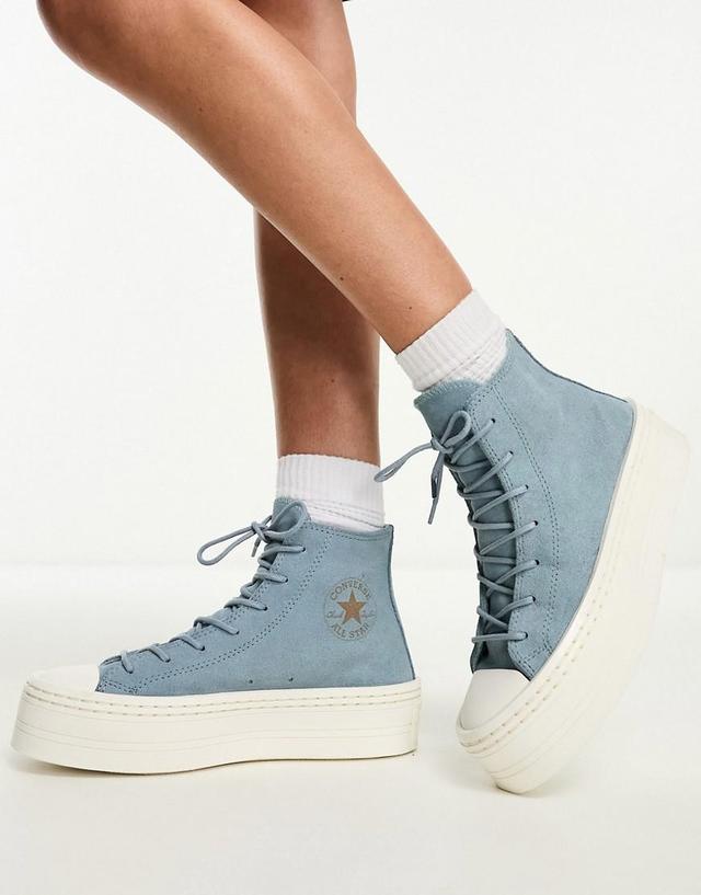 Converse Chuck Taylor All Star Modern Lift Hi suede sneakers Product Image