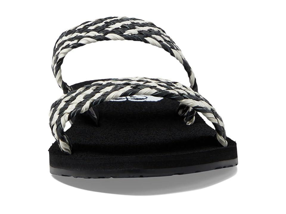 Roxy Porto Slide Sandals White) Women's Shoes Product Image