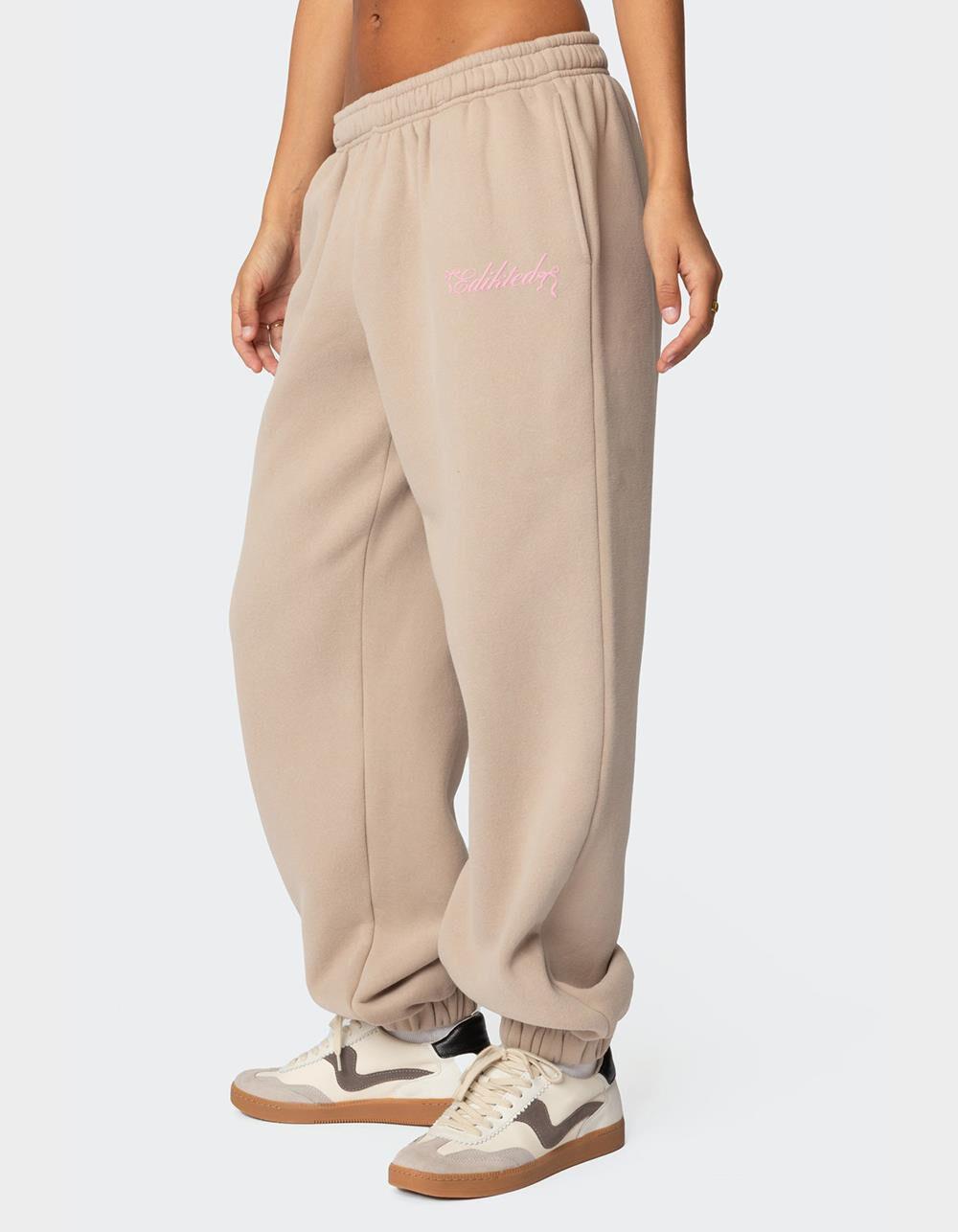 EDIKTED Sasha Bow Detail Sweatpants Product Image