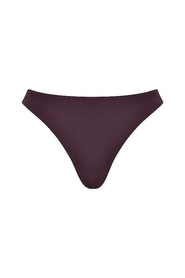 Capri Cacao High Leg Bikini Bottom Product Image