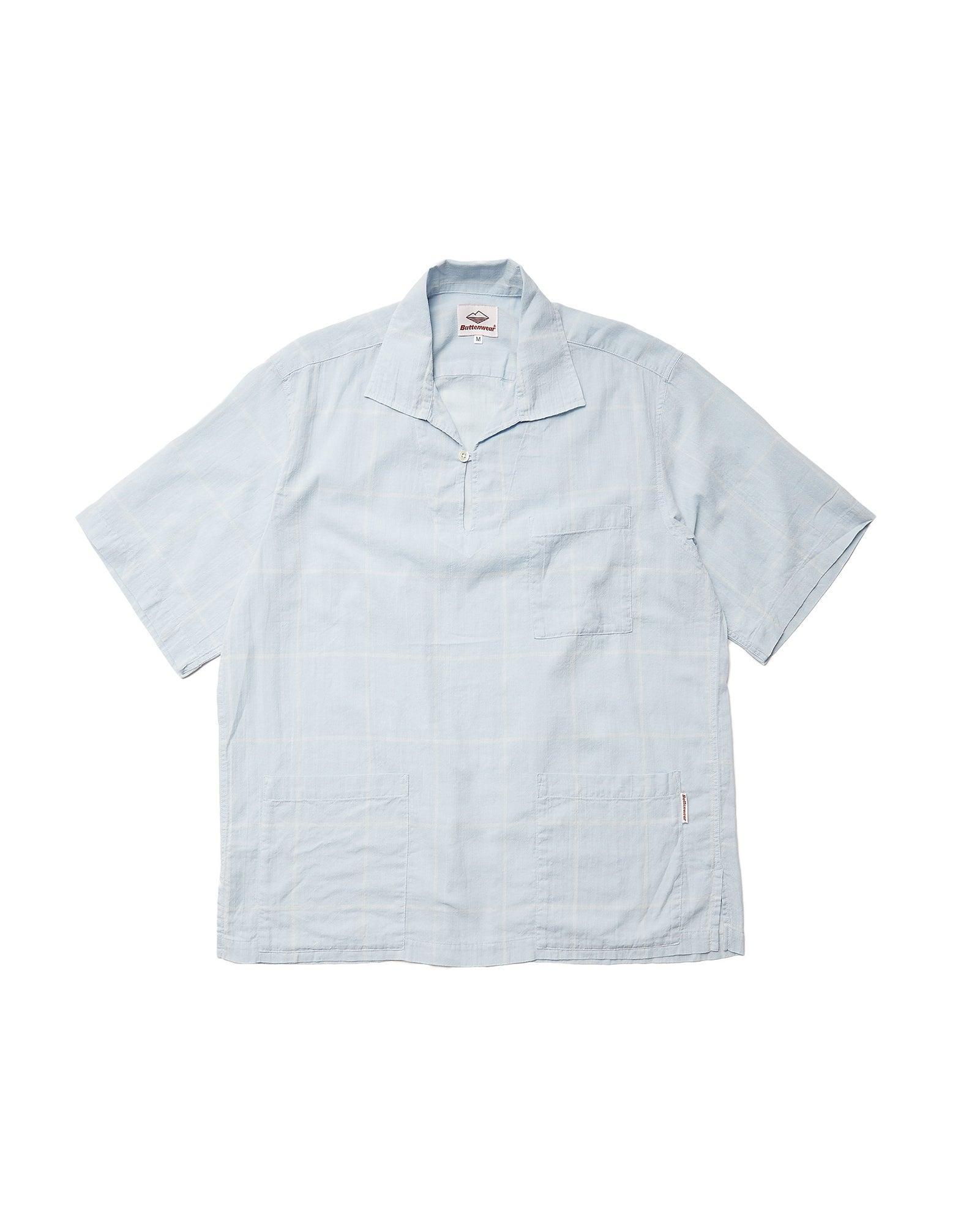 Topanga Pullover / Light Blue Windowpane Product Image