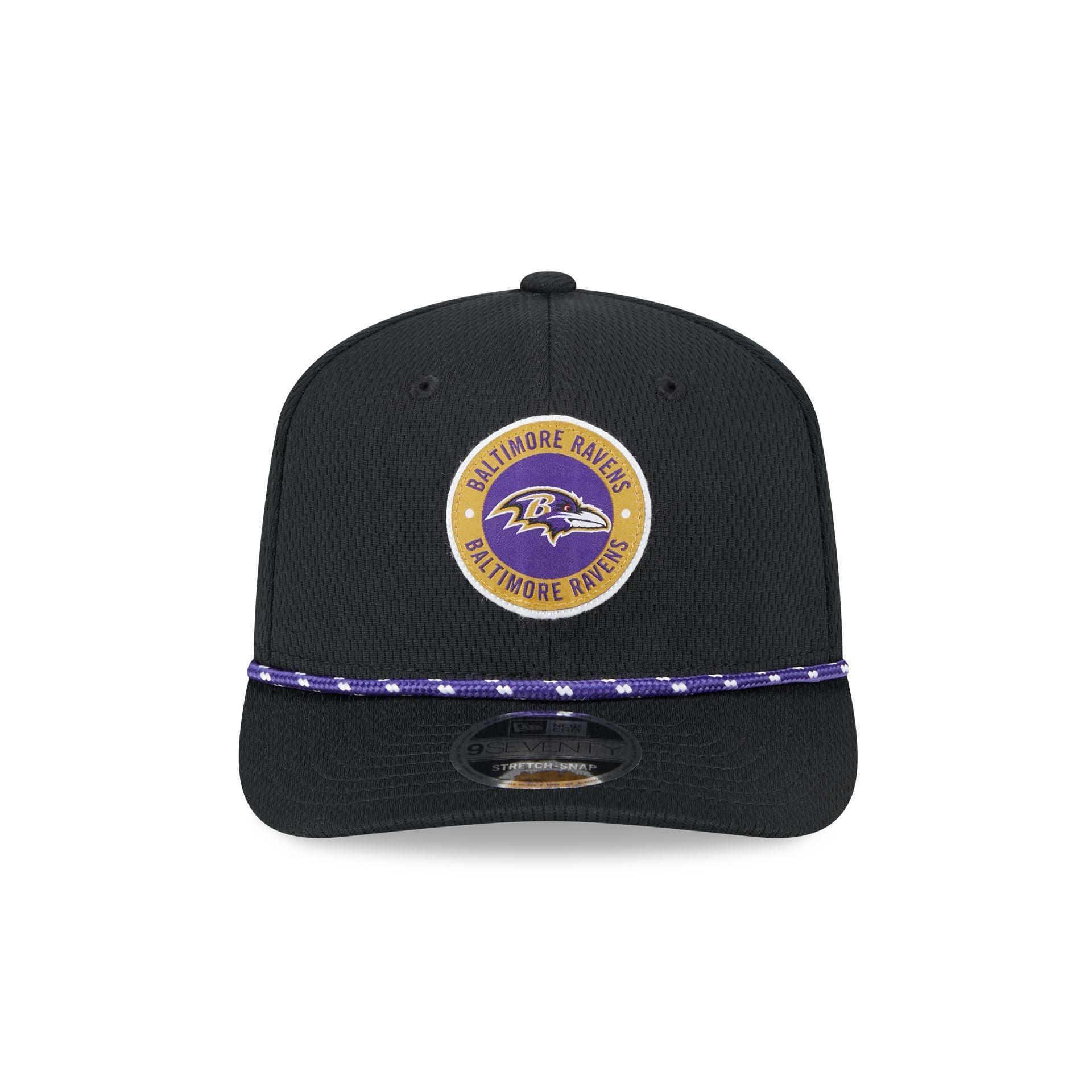 Baltimore Ravens 2024 Sideline 9SEVENTY Stretch-Snap Hat Male Product Image