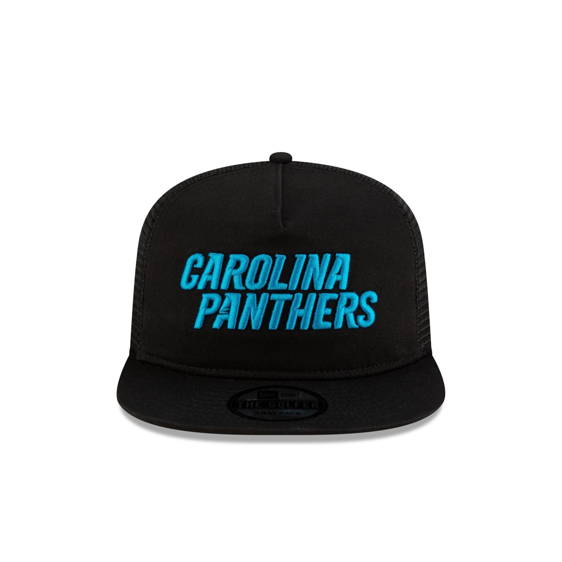 Carolina Panthers Washed Script Golfer Snapback Male Product Image