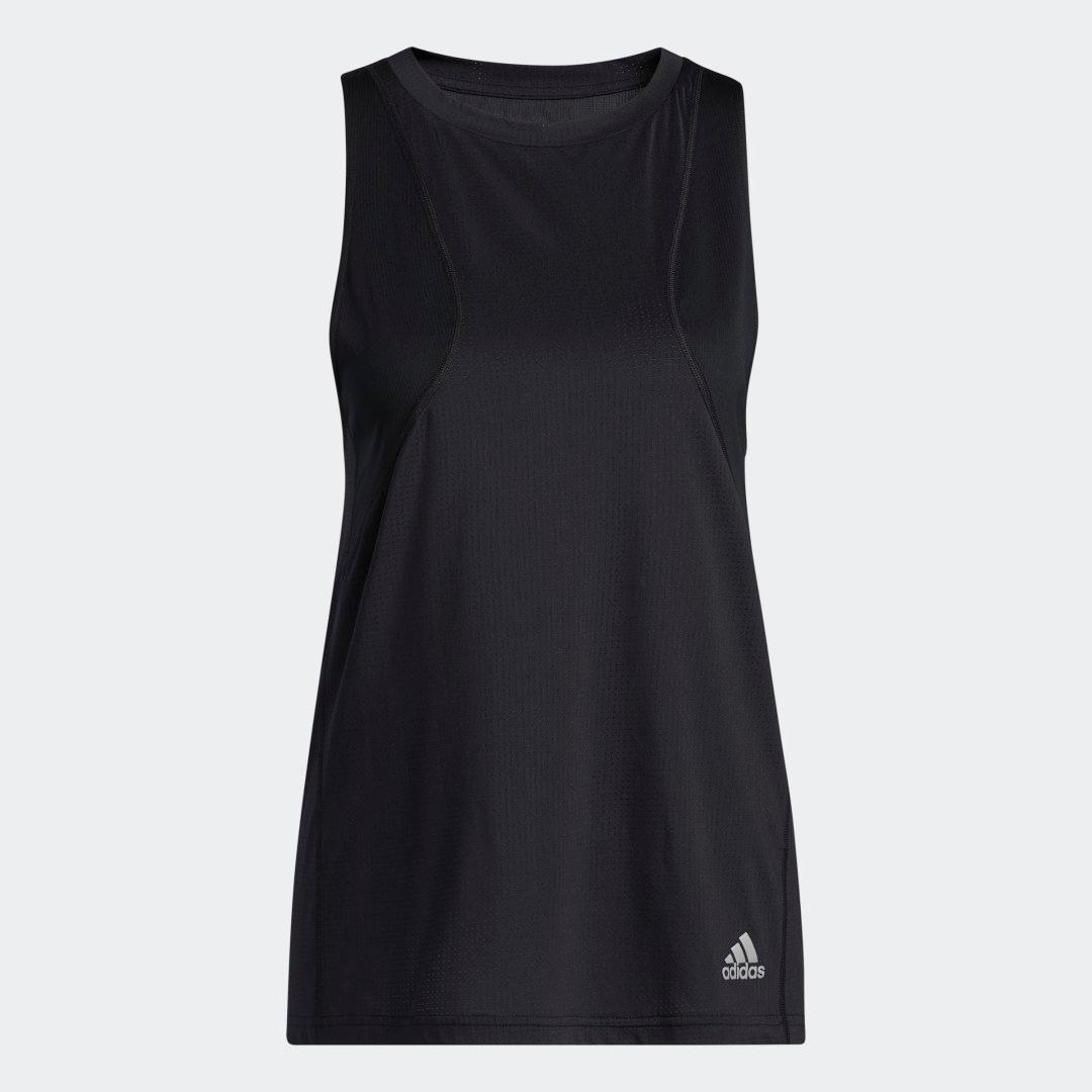 adidas Womens Own the Run Tank Top Black, X-Small - Womens Running Tops at Academy Sports Product Image