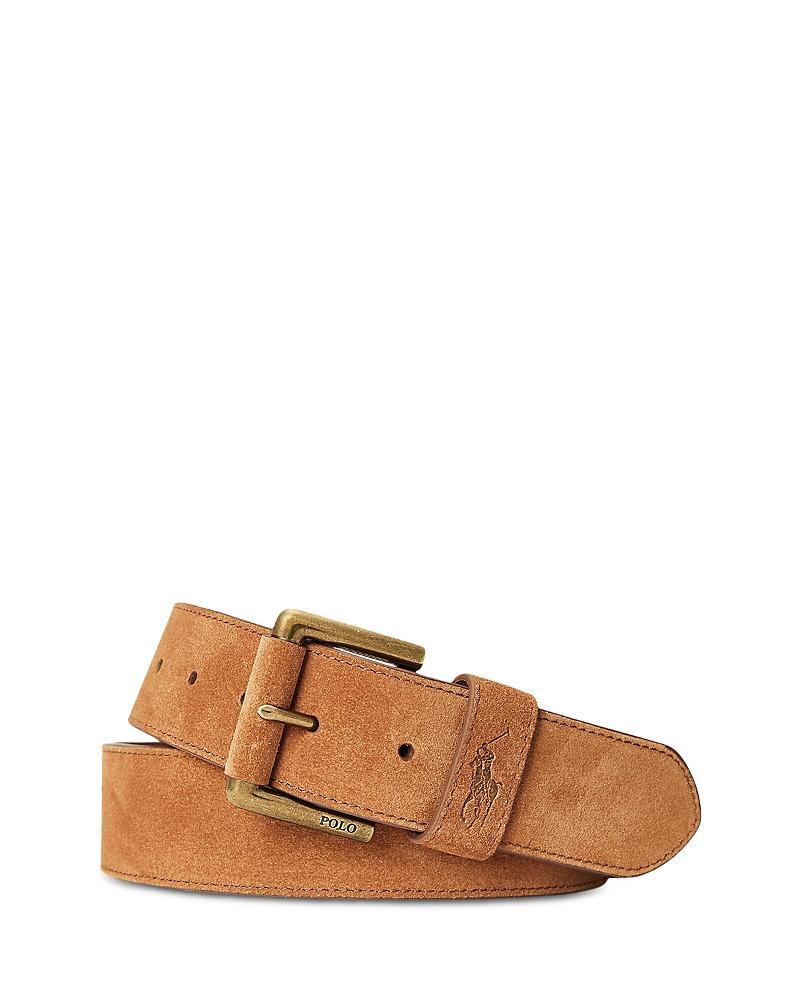 Polo Ralph Lauren Mens Suede Roller Buckle Belt Product Image