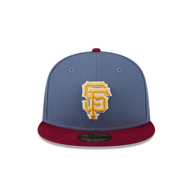 San Francisco Giants Deep Blue 59FIFTY Fitted Hat Male Product Image